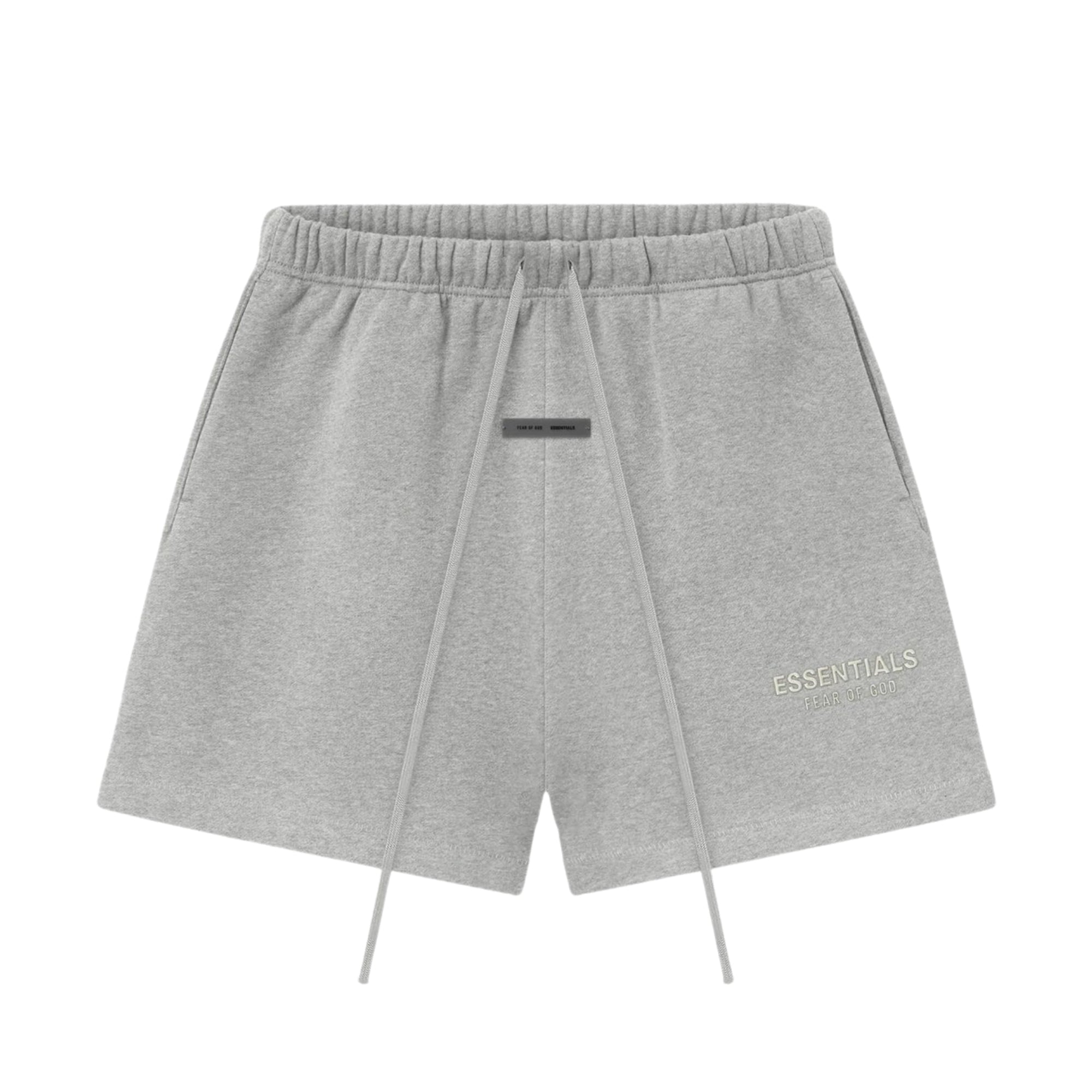 Fear of God Essentials Classic Fleece Sweatshort Concrete Heather (FW25) - OnSize