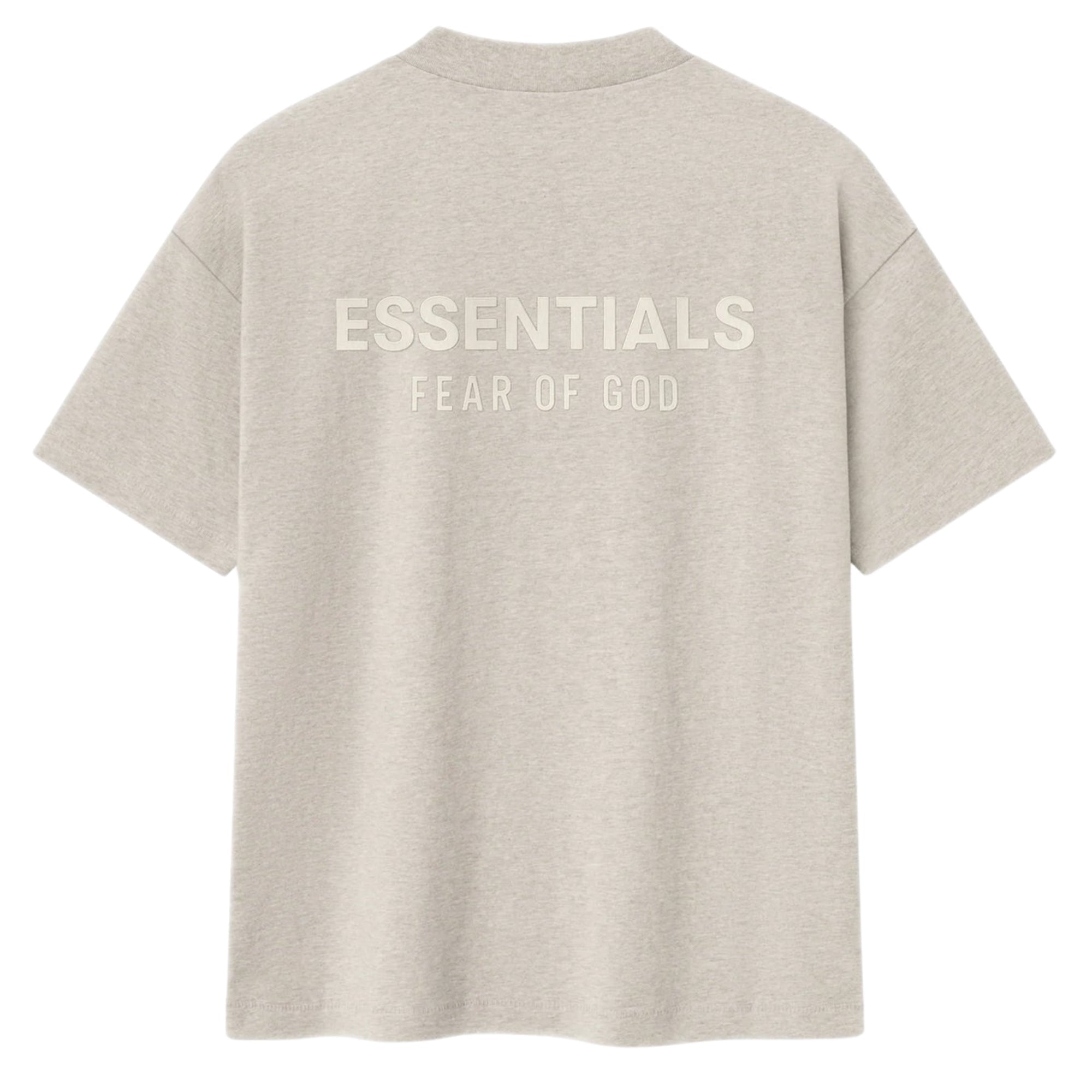 Fear of God Essentials Classic Tee Heather Stone (FW25) - OnSize
