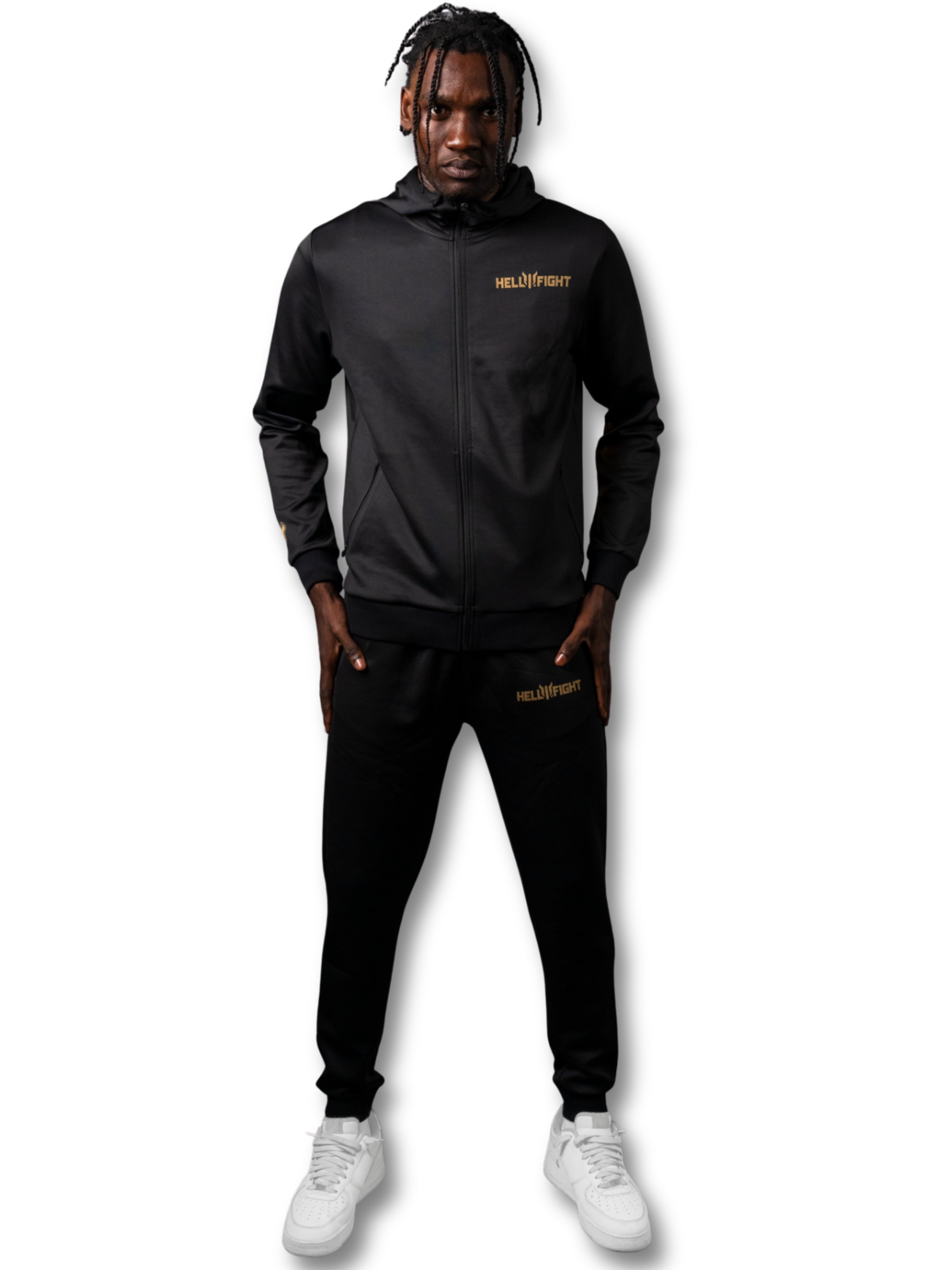 HELL FIGHT Reflective Tracksuit Pants - OnSize