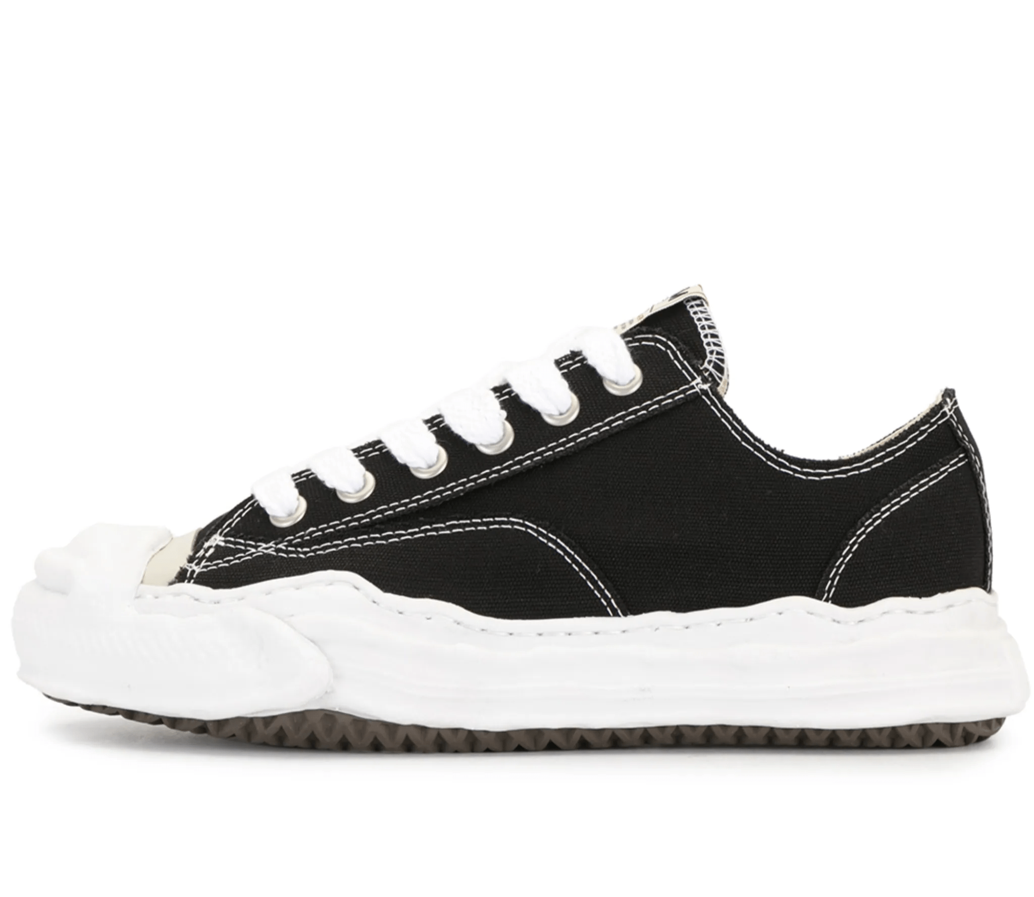 Maison Mihara Yasuhiro Hank OG Sole Canvas Low Black - OnSize
