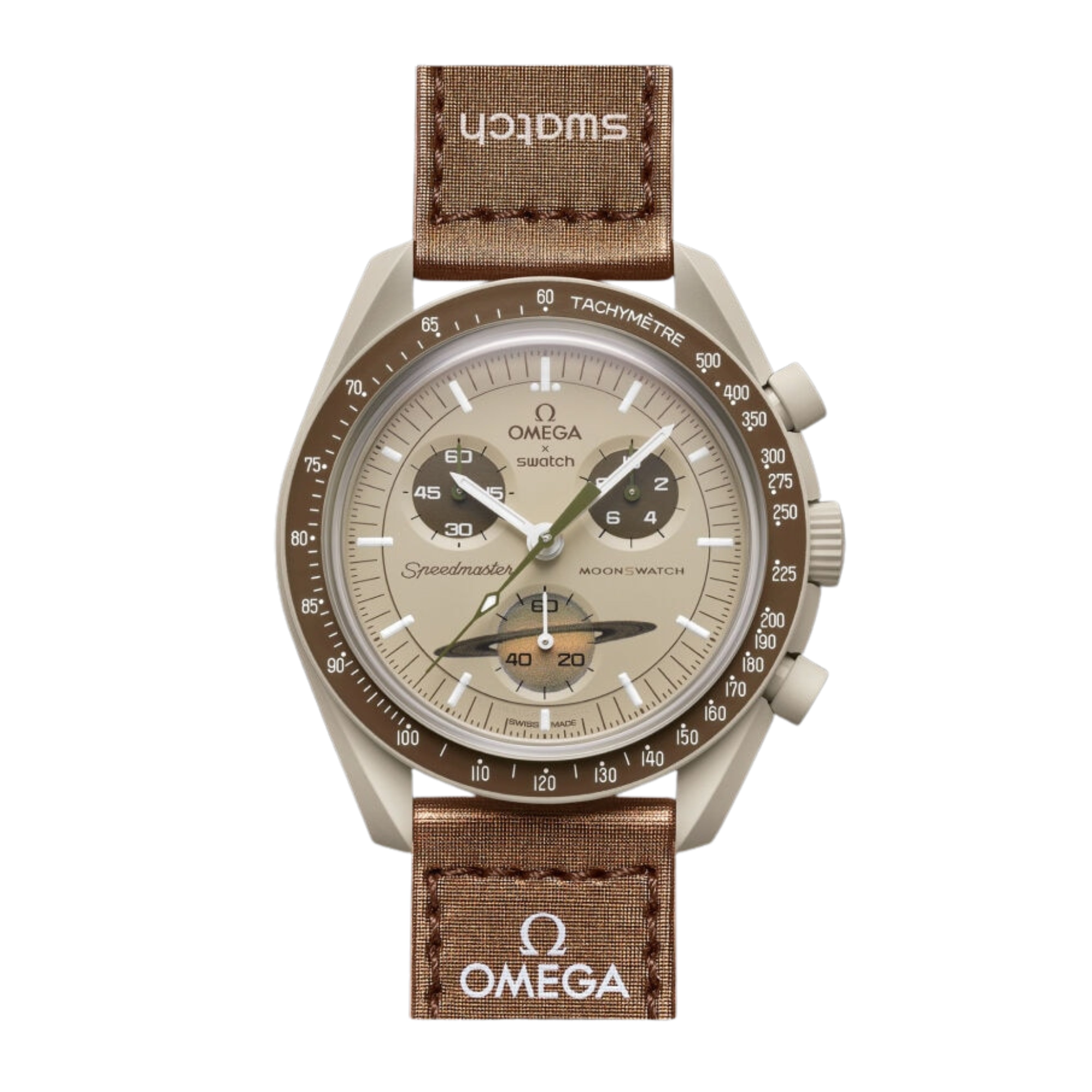 Swatch x Omega Bioceramic Moonswatch Mission To Saturn - OnSize