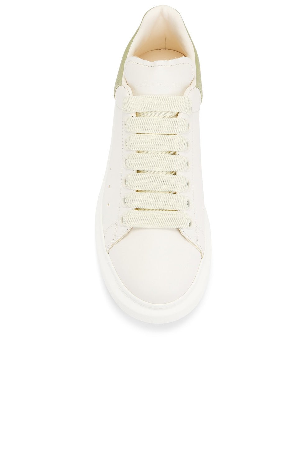 Alexander McQueen Oversized Sneakers Off White Green - OnSize