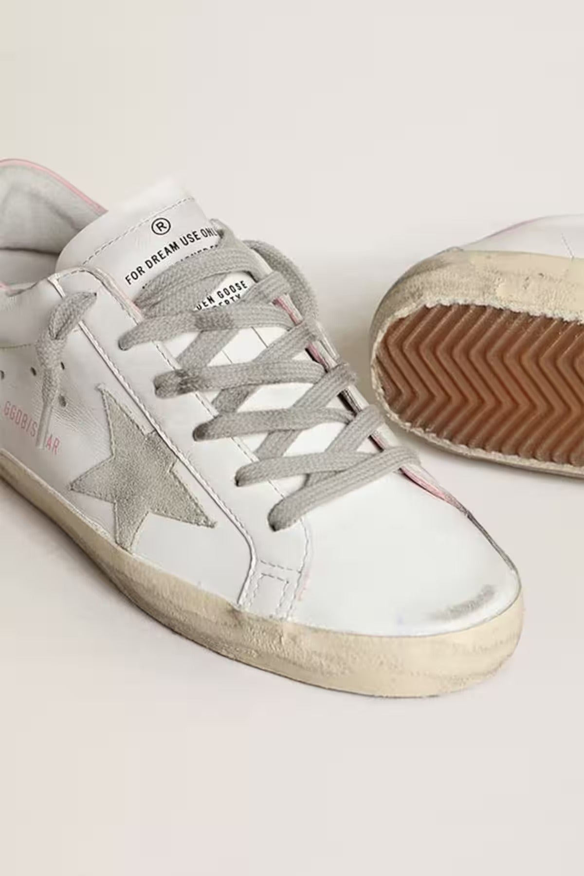 Golden Goose Super-Star White Light Pink - OnSize