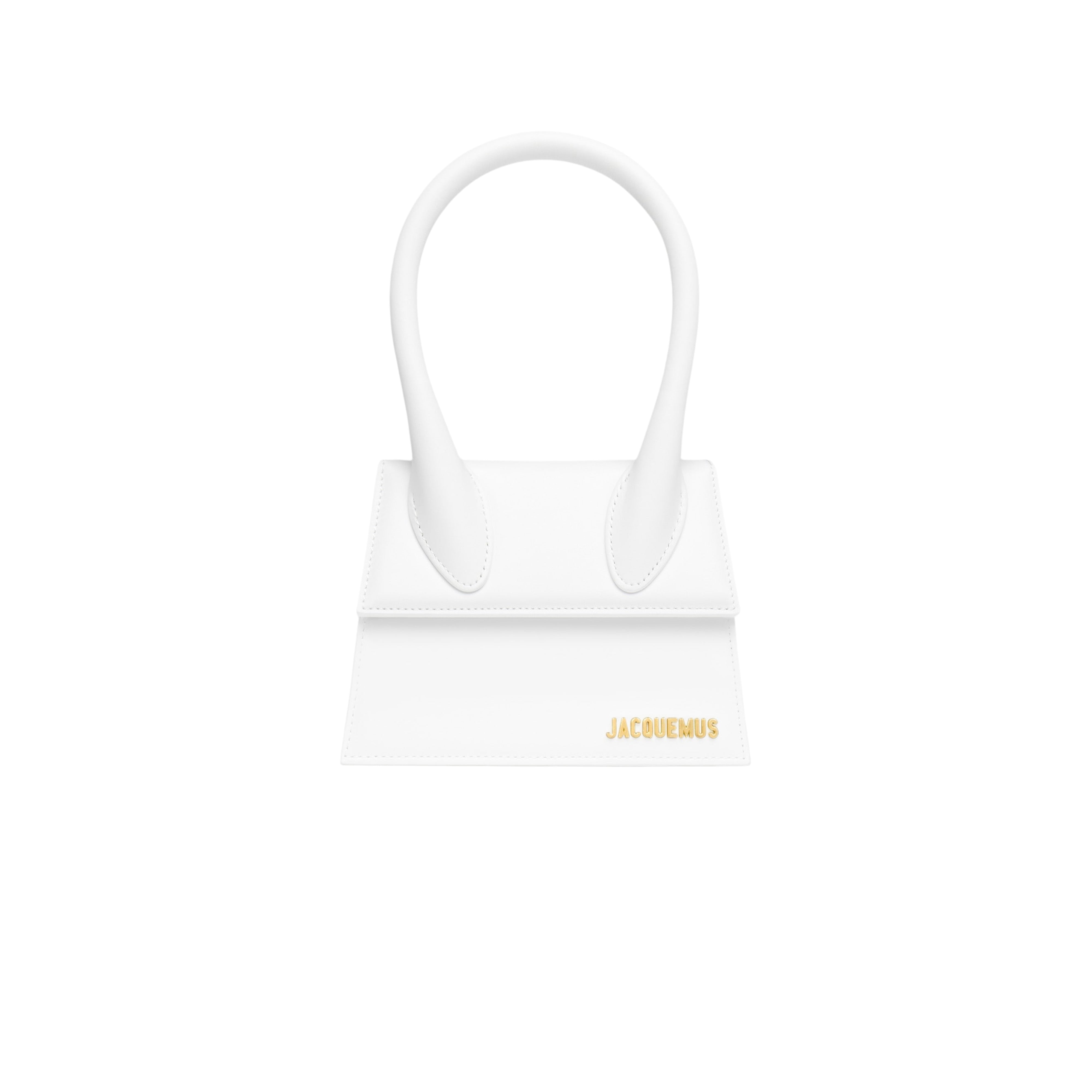 Jacquemus Le Chiquito Moyen Signature Handbag White - OnSize